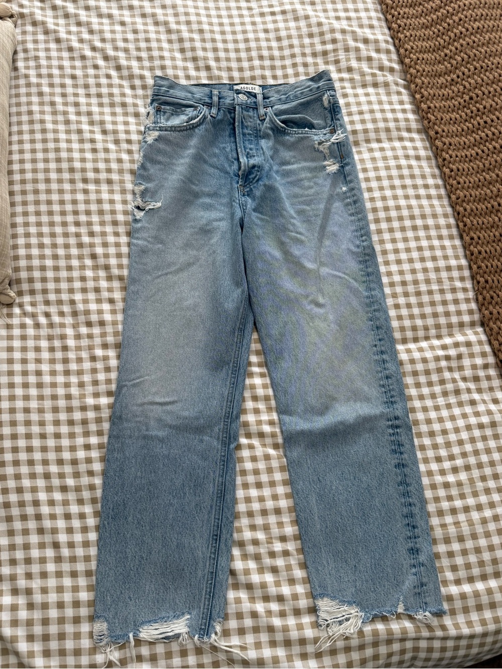 Agolde 90s Crop Mid Rise Jeans
